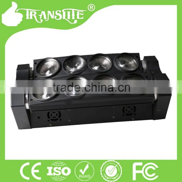 High Quality Stage Uplight LED 8pcs 4IN1 Led Moving Head Spider Light photo-3