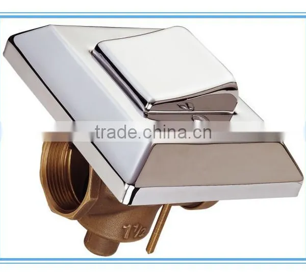 push button water valve