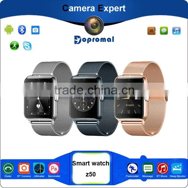 2016 Cheap Price Sleep Monitor Wifi Bluetooth Z50 Smart Watch Phone Quality Choice photo-2
