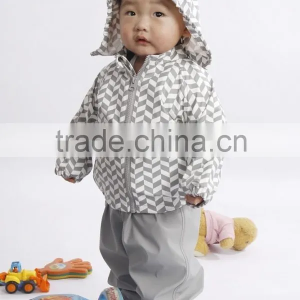 2015 New Fashion Design Baby pu Rainwear photo-5