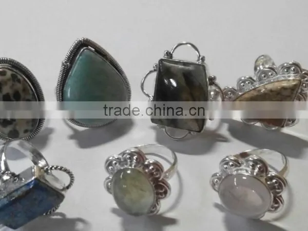 Wholesale Natural Gemstone Metal Rings @ Usd 1 photo-4