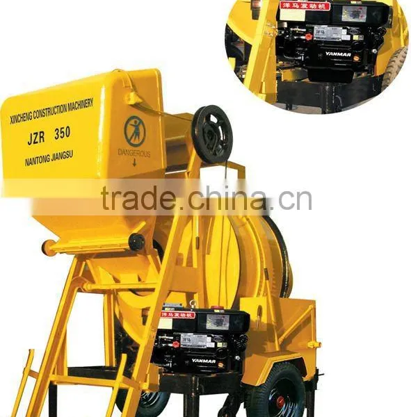Concrete Mixer With Dieseal Engine