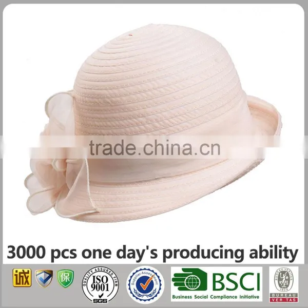 Silk Stitching Hat China Supplier Wholesale Bowler Hat Lady Hat photo-2