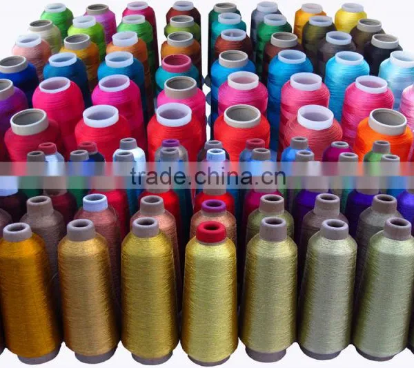 DLX020 factory direct sale dyed embroidery polyester thread                        
                                                Quality Choice