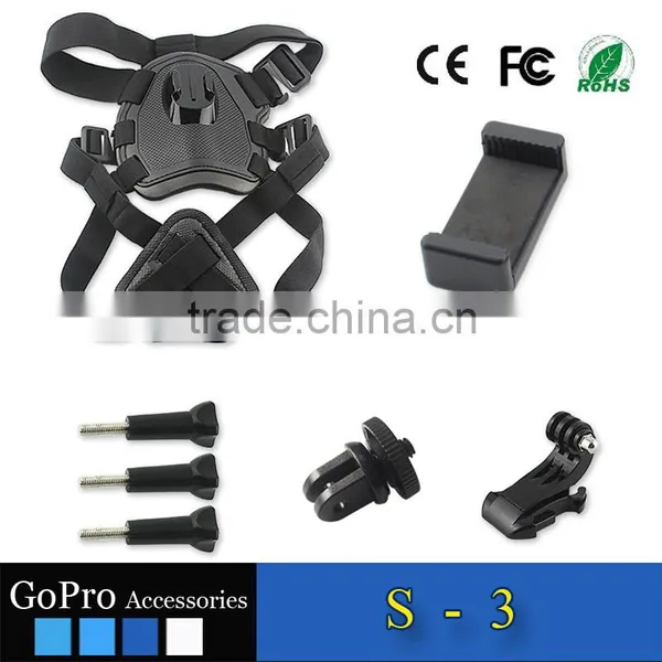 High Quality New Arrival Professionally Manufacturer Dog Chest Strap Mount Dog Harness for Go Pro Camera and Cellphone GP203 photo-3