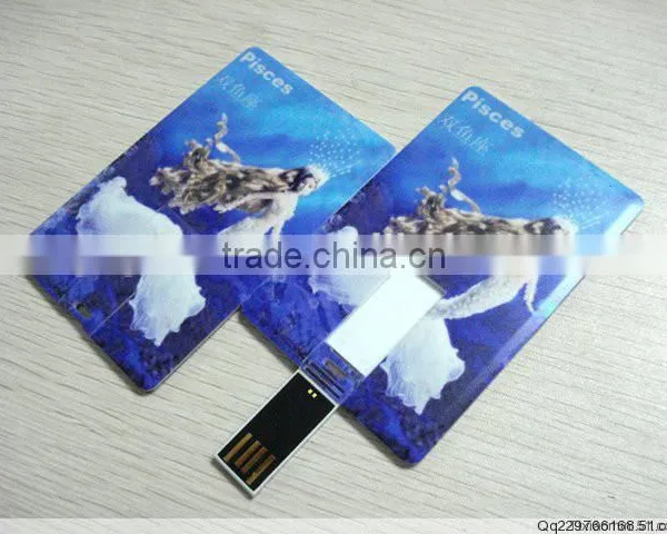 The Thinnest Credit Card Usb Flash Drive 8gb With Flip Chipset photo-3
