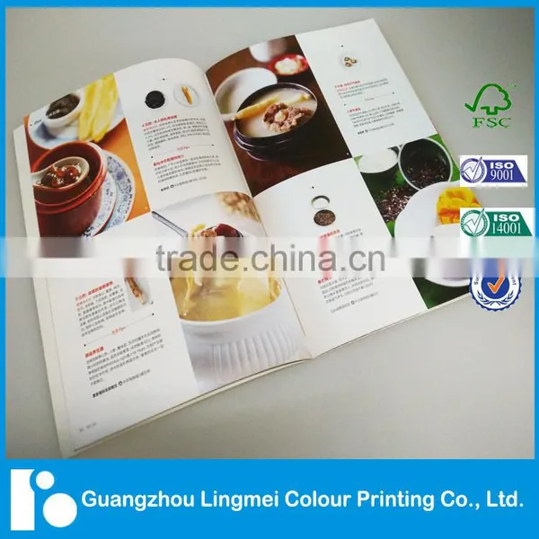 Custom Saddle Stitched Recipe Book Color Print Factory Price photo-3