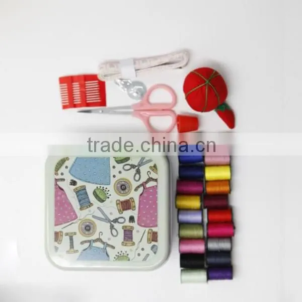 Wholesale Premium Quality Home Sewing Tin Box With Handle photo-5