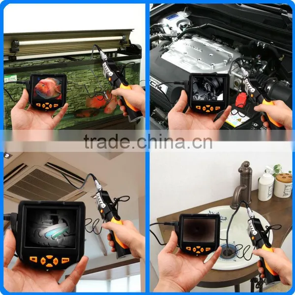 3.5" LCD 3.9mm Endoscope Borescope Zoom Rotate Scope 1M Cable Inspection Camera photo-6