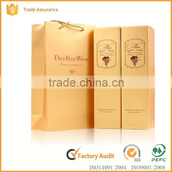 Recycled Decorate Branded Design Cardboard Paper Wine Boxes Wholesale photo-3