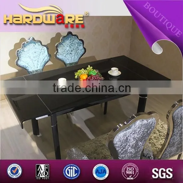 China Manufactry Royal Blue Design Amodern Fabric Dining Chair photo-5