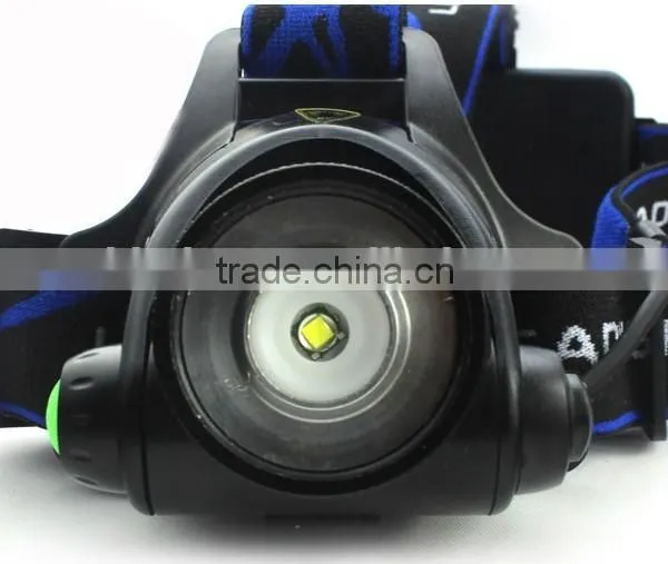 High Power 1000 Lumen Rechargeable Xml t6 Led Headlamp photo-3