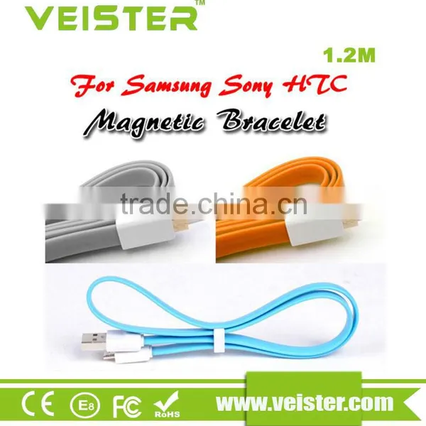 Veister Magnet Data Cable Micro USB Cable Charging Cable for Smartphone and Tablet photo-2