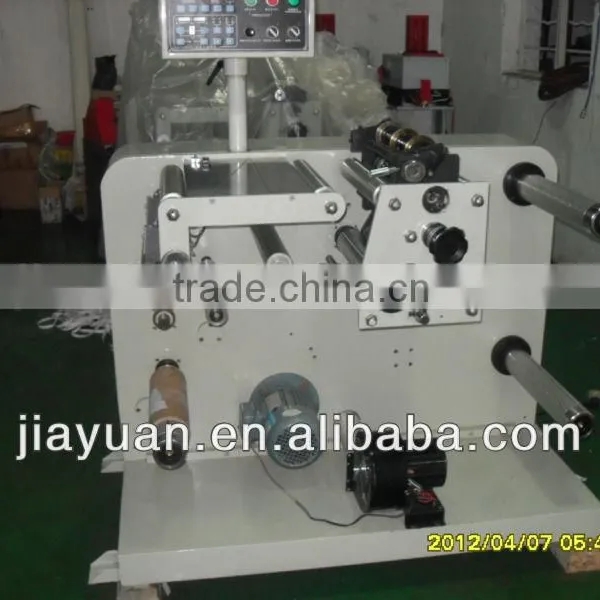Automatic JFQ-320 Adhesive Tape / Label / Paper / PP / PVC/OPP/PET/PE / Foam / Fabric Roll Slitting Machine , CE Approved photo-2