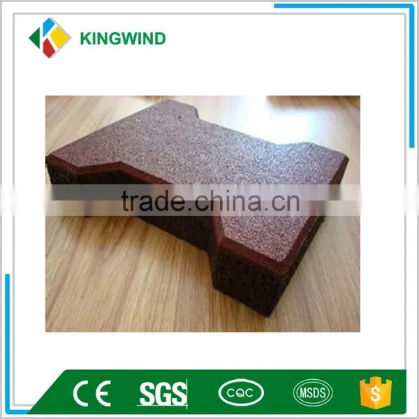 GYM Rubber Flooring /rubber Floor Tiles in Garden photo-4