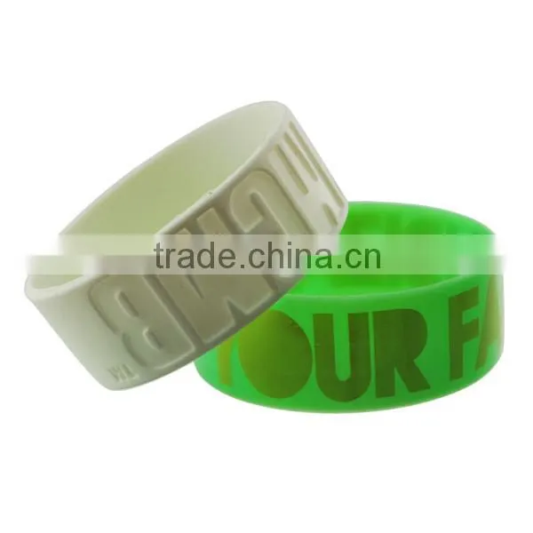 Personalized Printed Silicone Bracelet for Promotional Gift photo-2