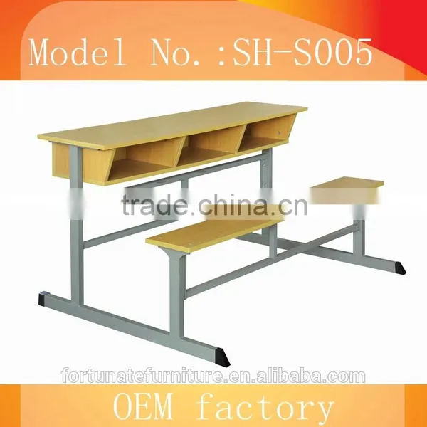 3 Person School Bench