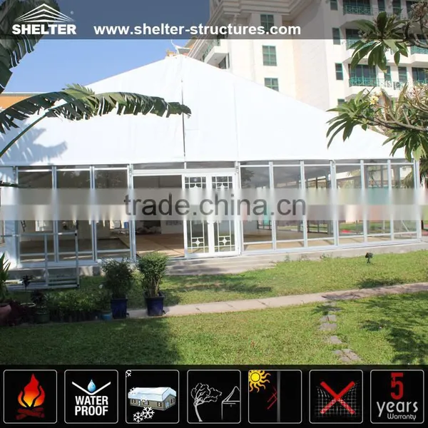 Aluminum Structure Glass Wall Tent photo-2