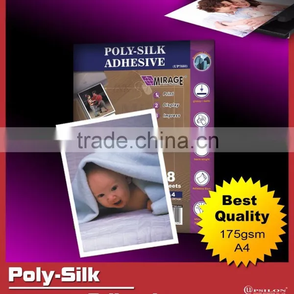 Hot Selling Shape DIY Elegant Poly Silk Fabric for 175 Gsm a4 photo-2