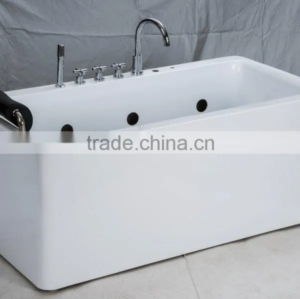 CUPC Certified Bathtub Square Small, Sexy Abs Massage Hot Bathtub,one Person Corner Bathtub photo-2