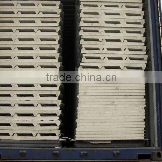 MGO Composite Board Metal Faced Sandwich Panel With Fireproof photo-2