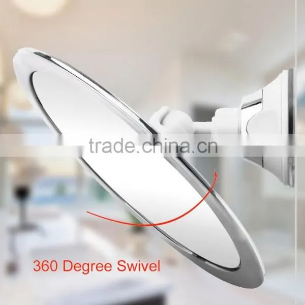 Transparent Wall Mounted Makeup Mirror, No Fog Wall Mounted Makeup Mirror With Swivel Suction Cup Quality Choice photo-4
