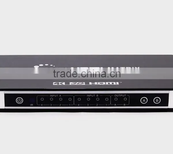 Hdmi Matrix 4 Input 2 Output With Optical Rca Audio photo-2