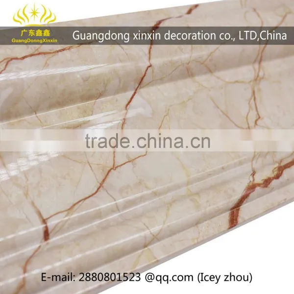 Decorative Imitation Marble Molding Stone Trim Moulding Line A-class Fire Retardant Decorative Lines photo-3