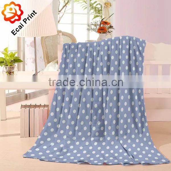 Wholesale Autumn Queen Size Sublimated Heat Transfer Printed Polar Fleece Blanket photo-2