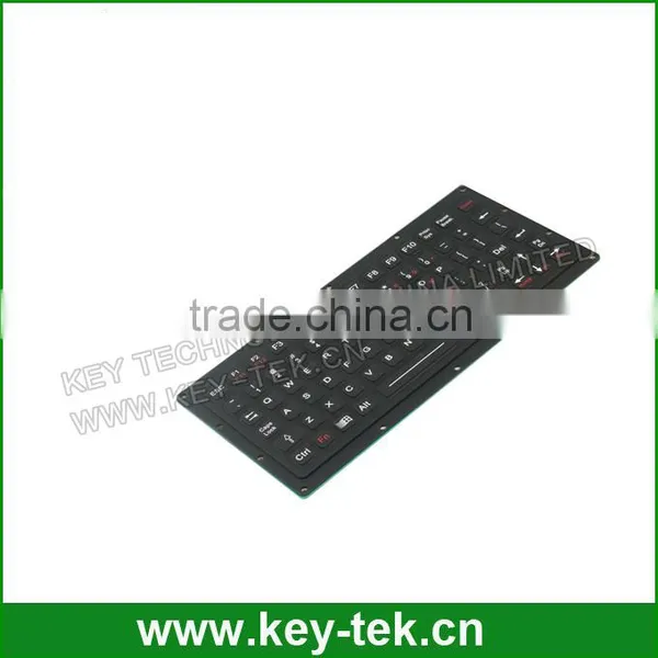Custom IP65 Dynamic Sealed & Ruggedized Industrial Silicone Rubber Hygienic Keyboard photo-4