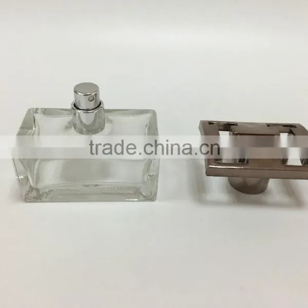 Crystal Empty Car Perfume Glass Bottle With Special Cap 50ml photo-2