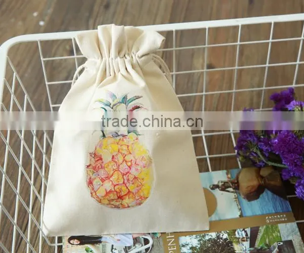 Durable and Cheap Mini Cotton Drawstring Bag for Storage Quality Choice photo-2