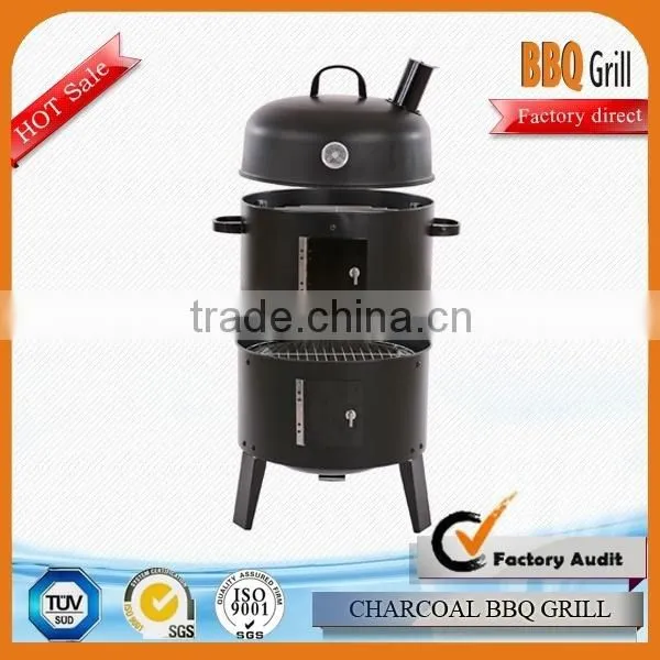 New Design Long Burning Parties Charcoal Smoker Bbq