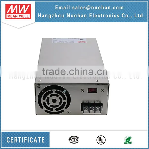 Meanwell 600W 27Vdc Smps Power Supply/600w 27V Power Supply Smps SE-600-48 photo-4