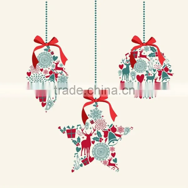 Christmas Decorative Laser Sticker, Static Sticker photo-2