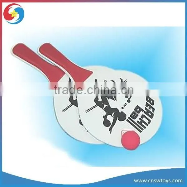 YD3200759 Small Beach Racket Wooden Beach Racket Set