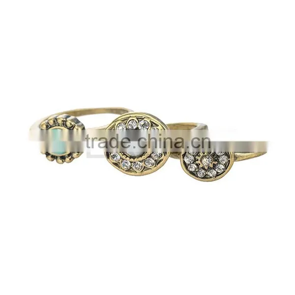 New Arrive Retro Gold Adult Power Ring photo-2