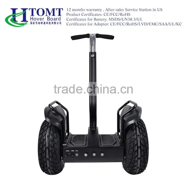 2016 Htomt 19 Inch Tyre Two Wheel Electric Scooter for Golf Course and Beach photo-2