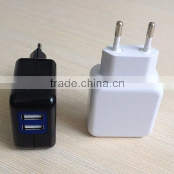 Dual USB 5VDC 2.1A Travel Adapter 10.5W Usb Handy Power Charger for Mobile Phone photo-2