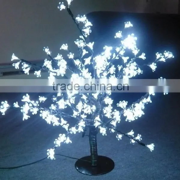 Small Led Cherry Blossom Tree Lights Holiday Ornament Outdoor Lighting photo-6