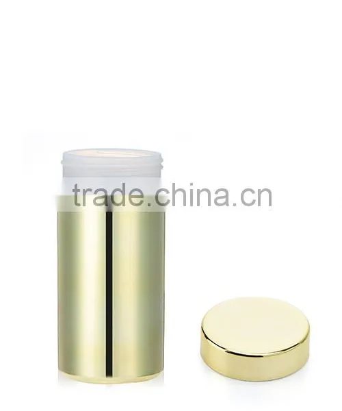 13oz/380ml Gold Chromed/ Metallized Plastic HDPE Bottle