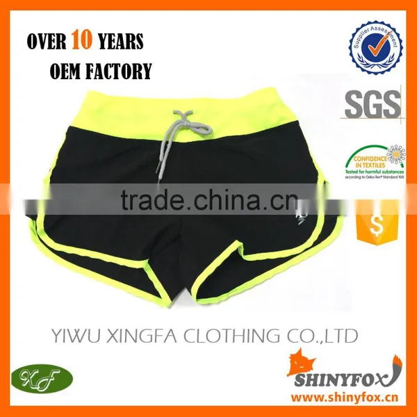 Hot Sale Custom Printed Breathable Womens Running Shorts Fitness Exercise Shorts Yoga Pants
