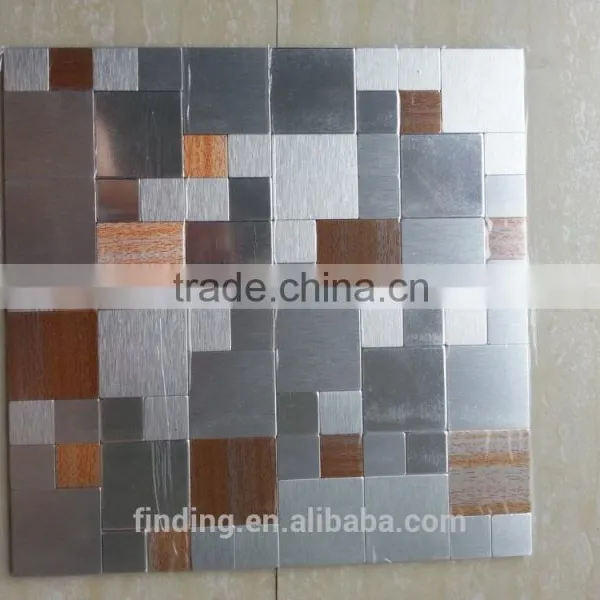 OEM ACP Mosaic Decoration Panel Tightly Spaced Aluminium Mosaic Tile photo-4