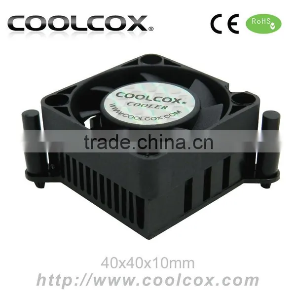 CoolCox Graphic card cooler fan,VC-AL4002,VGA cooler fan,aluminium heatsink,for nvidia Geforce,ATI Radeon,hole distance 59mm
