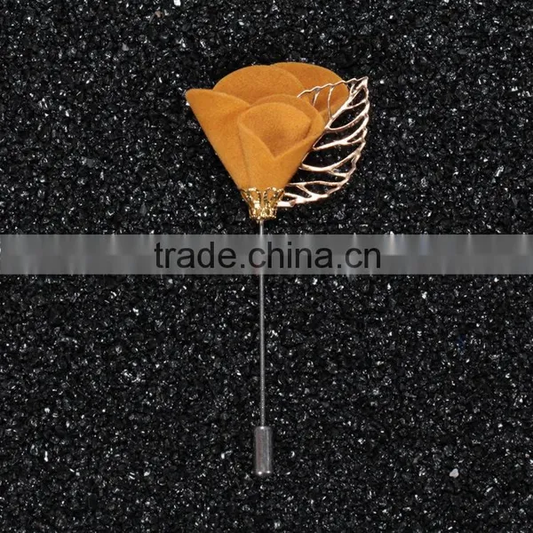 Wholesale Handmade Colorful Lapel Flower Pin/ Brooch Pin for Wedding Party Accessories photo-5
