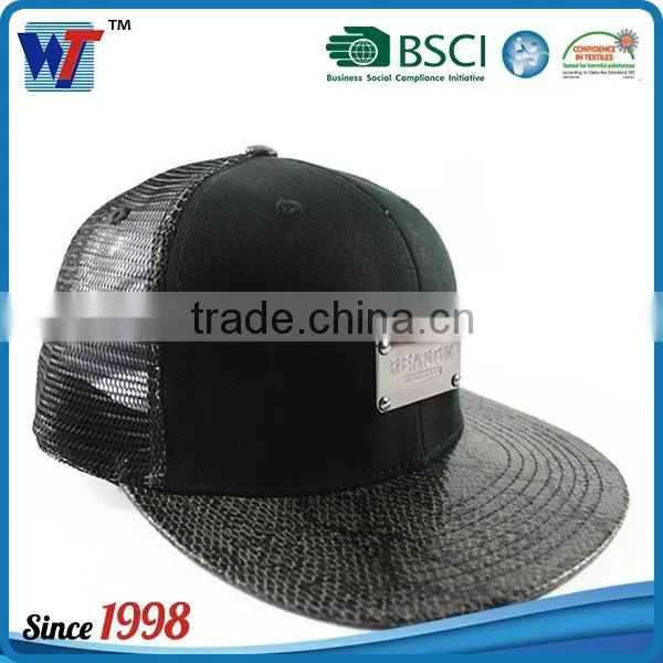 3D Hip Hop Fashion 5 Panel Flat Brim Funny Trucker Hat photo-2