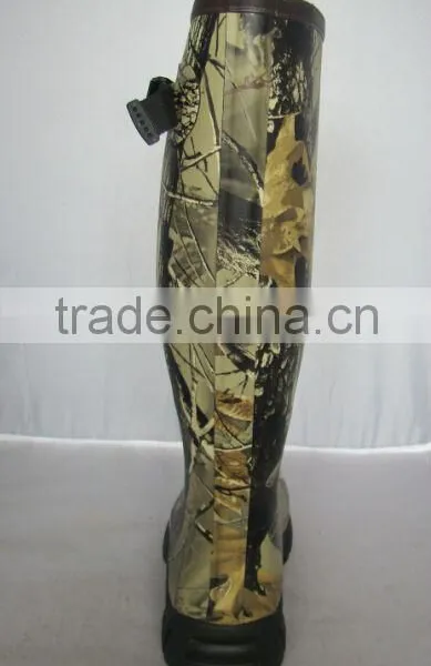 (CH-2591) Rubber Camo Men's Huntsmen Work Rain Boot photo-4