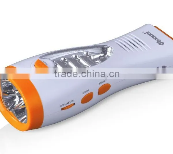 LED Flashlight With Emergency Lamp and FM Radio photo-2