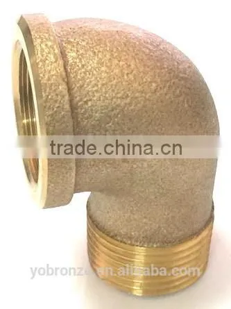 Good Quality Taiwan Brass Fitting Pipe 90 Degree Street Elbow photo-2