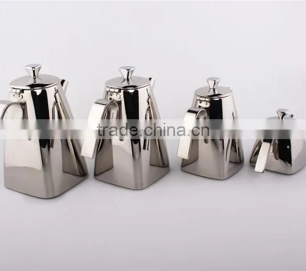 Stainless Steel 18/8 Mirror Finish Food Safety Round 300ml Small Tea Pot/water Kettle photo-4